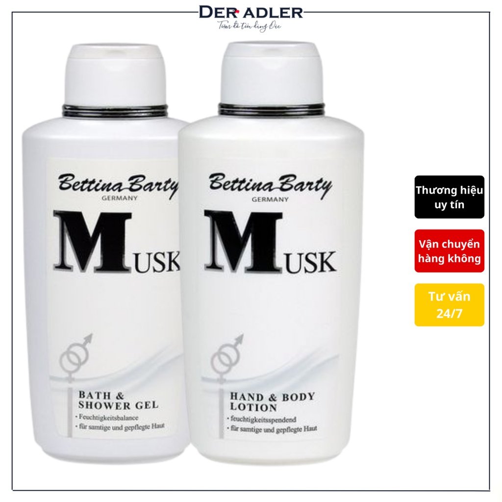 Bộ sữa tắm & dưỡng thể hương nước hoa MUSK