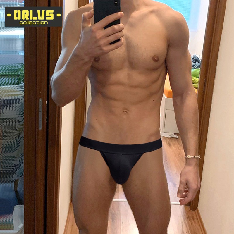 Màu đặc Sexy Đồ lót nam Cotton Thoáng khí mềm mại Thấp eo Gay Quần lót Jockstrap G-String Thongs BP.01