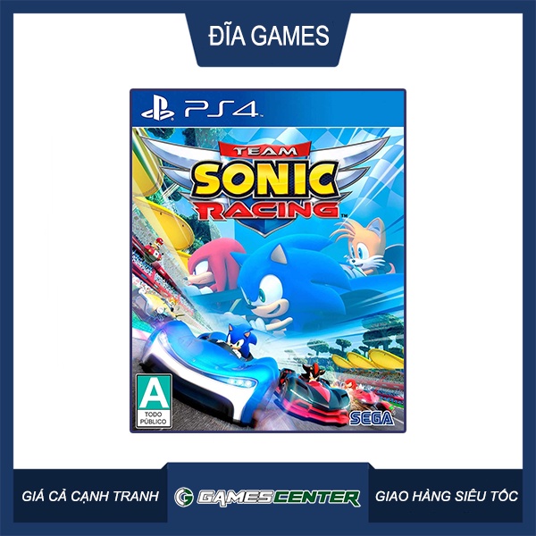 Đĩa game PS4 Team Sonic Racing