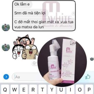 SỮA RỬA MẶT MWHITE SRM