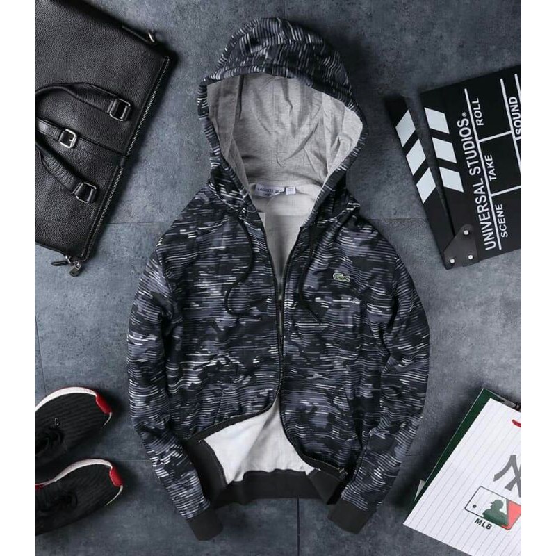 ÁO NỈ THỂ THAO LACOSTE.