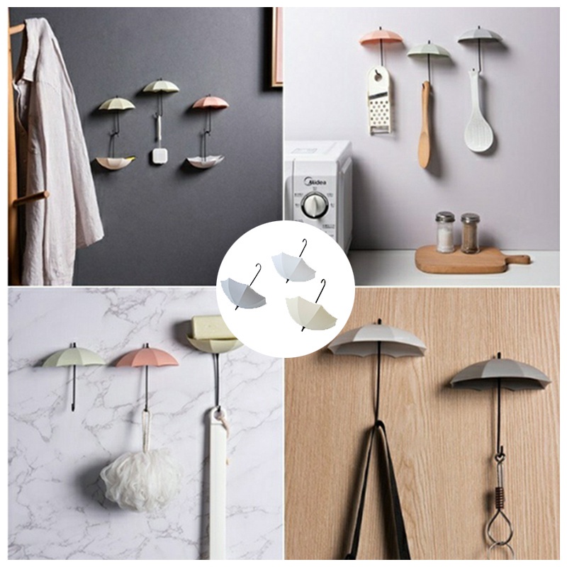 Móc treo đồ hình cây dù deco siêu đẹp