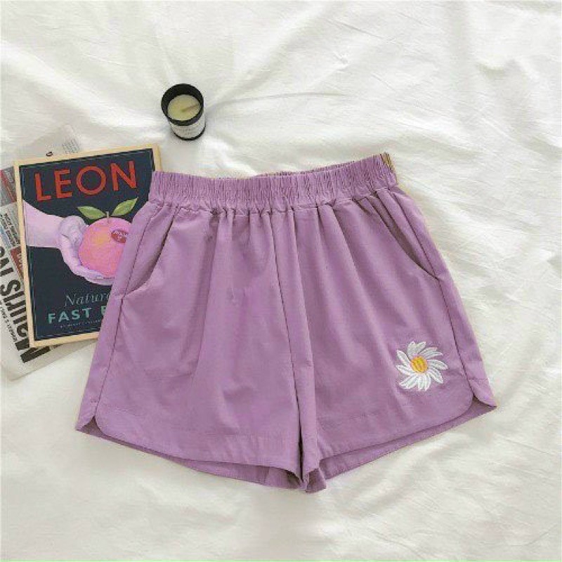 Quần short, quần đùi nữ vải thun da cá cạp cao dây rút, freesize 40-57kg rất đẹp và thoải mái | BigBuy360 - bigbuy360.vn