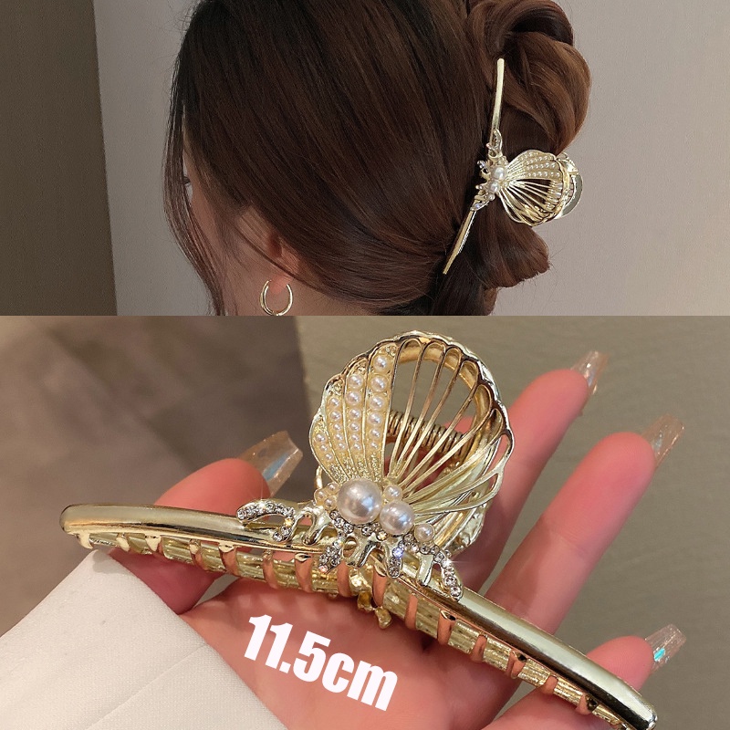 Kẹp Tóc Dạng Vỏ Sò Thời Trang Hàn Quốc Chất Lượng Cao