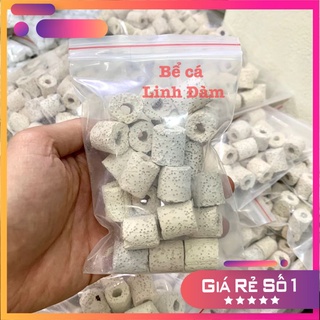 100gr Vật Liệu Lọc Sứ Lỗ Trắng Xử Lý Nước Bể Cá