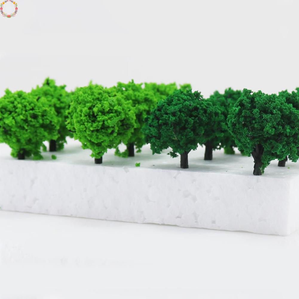 12 * - Mô Hình Cây Nhân Tạo Trang Trí Phong Cảnh Đường Ray Và Đường Ray
