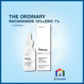 The Ordinary Niacinamide 10% + Zinc 1% – Serum Ngăn Ngừa Mụn, Se Khít Lỗ Chân Lông, Sáng Da 30ml
