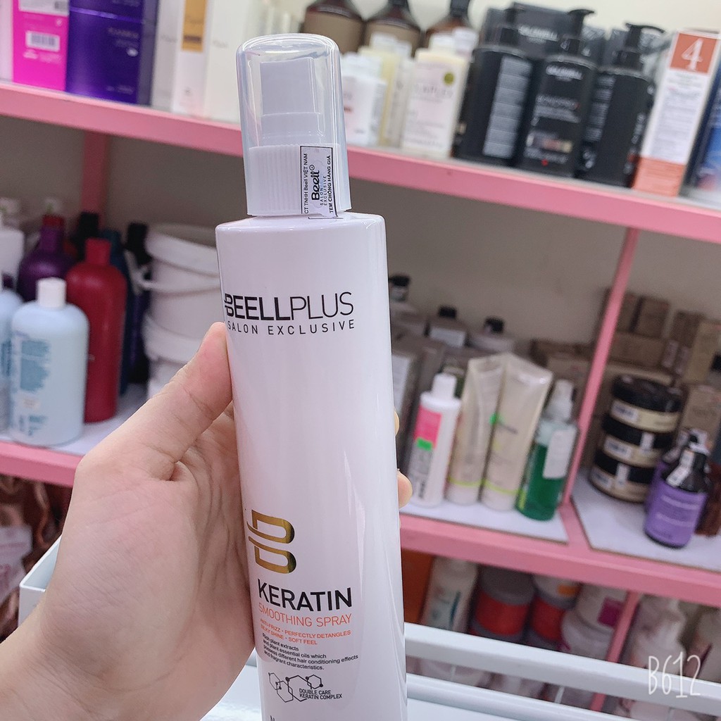 _Xịt Dưỡng Keratin Beell Phục Hồi và Bảo Vệ Tóc 300ml