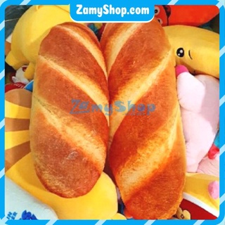 Gối ôm bánh mì 3D thú nhồi bông đáng yêu cho bé gấu bông chất nhung miniso mềm mịn [Có bảo hành]