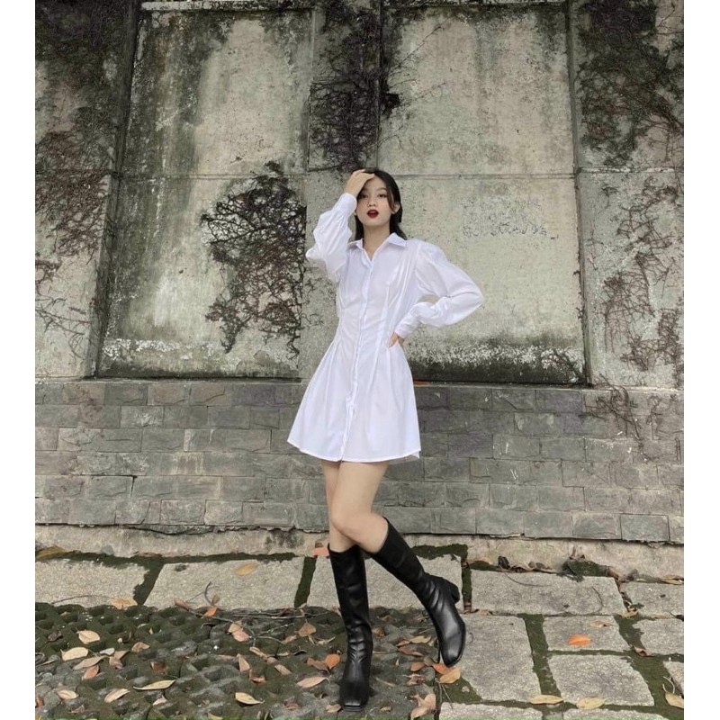 ĐẦM TAY DÀI CATUS DRESS form chuẩn thiết kế thanh lịch dịu dàng phá cách cut-out sau lưng sexy quyến rũ