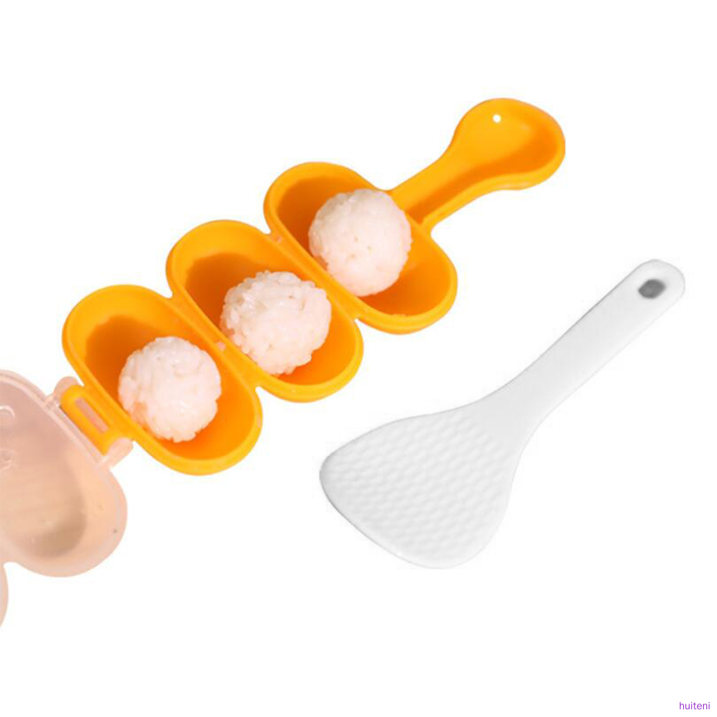 Dụng cụ làm cơm cuộn 3 ngăn tiện dụng