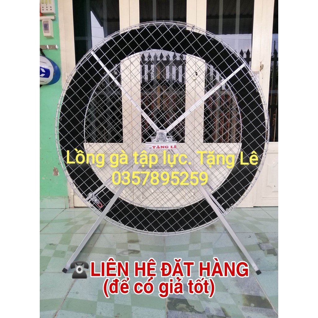 Lồng chạy tròn lưới thép gà tập lực gà nồi .Tặng Lê 0357895259