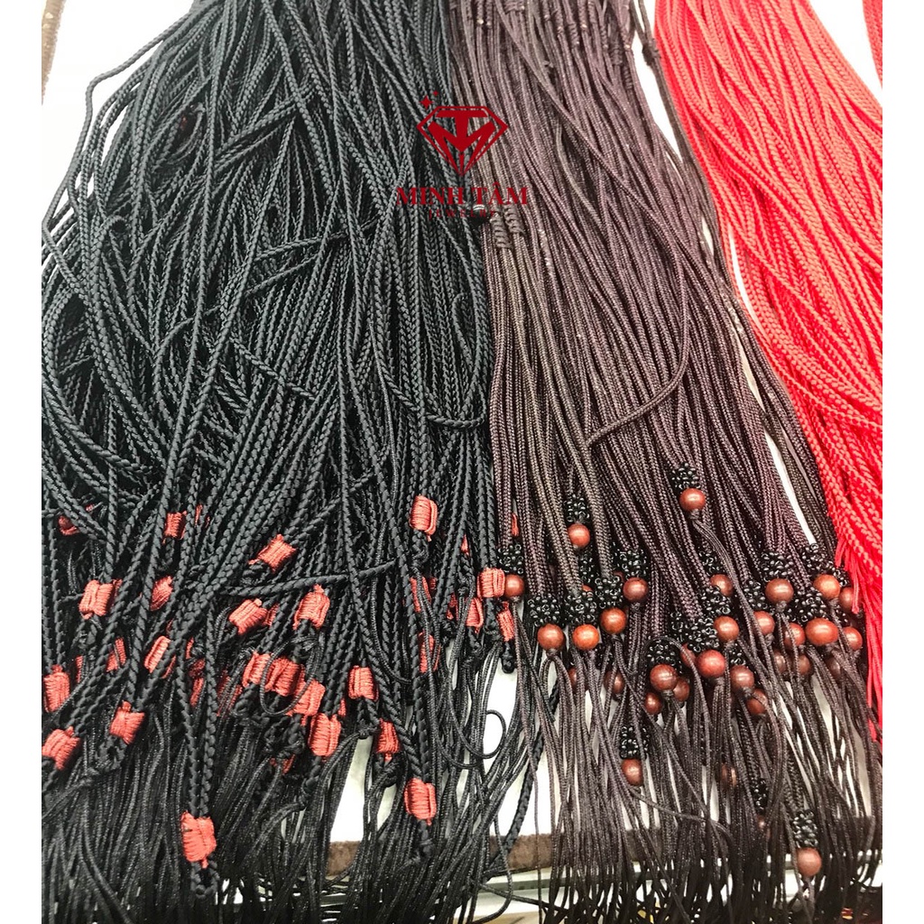 Dây dù đeo cổ mặt dây chuyền hình Phật, dây dù đeo kết hợp mặt dây phật bản mệnh-Minh Tâm Jewelry