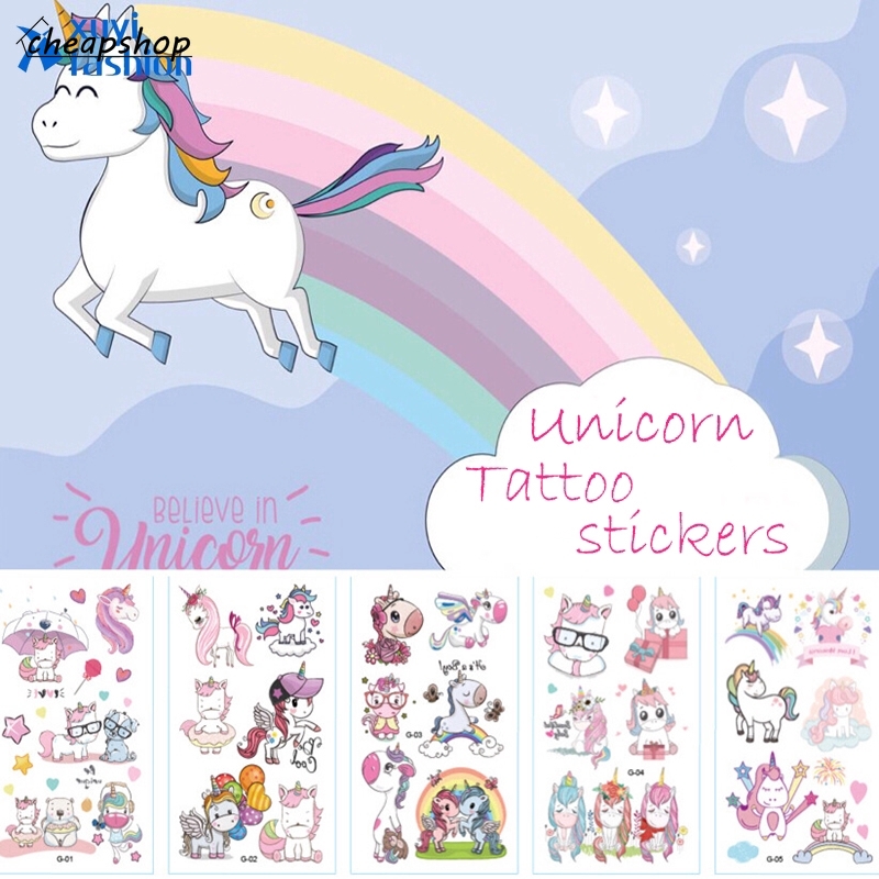 iF YOU Miếng dán hình xăm tạm thời phong cách hoạt hình đáng yêu dễ thương