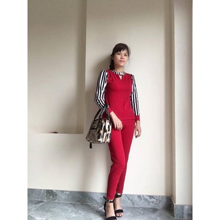 Bộ đồ công sở hàng may kĩ