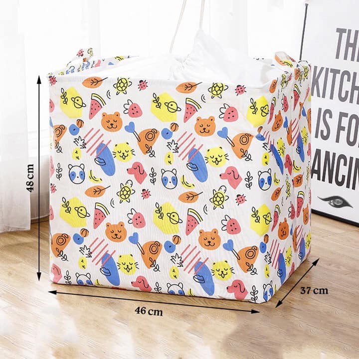 TÚI ĐỰNG CHĂN, QUẦN ÁO DẠNG VUÔNG DUNG TÍCH LỚN - 100L