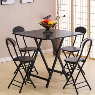 BỘ BÀN  GHẾ GẬP VUÔNG ĐA NĂNG 4&6 GHẾ