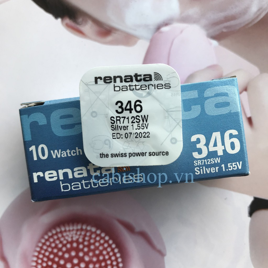 Pin Renata SR712SW - SR712 - 712 - 346 Của Thụy Sĩ - Pin Đồng Hồ Đeo Tay Chính Hãng Giá Rẻ