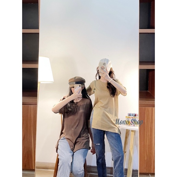 Áo len lưới mỏng xẻ tà dáng rộng, áo dệt kim mỏng nhiều màu (ảnh thật/sẵn)