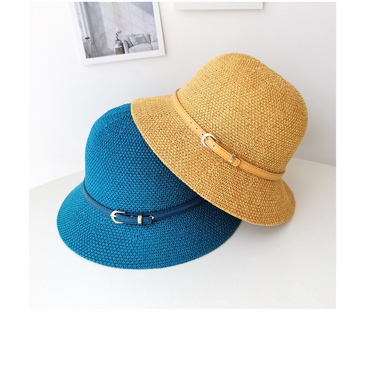 Nón Tai Bèo Vải Lanh Mỏng Thời Trang Mùa Hè Phong Cách Nhật Bản Dành Cho Nữ