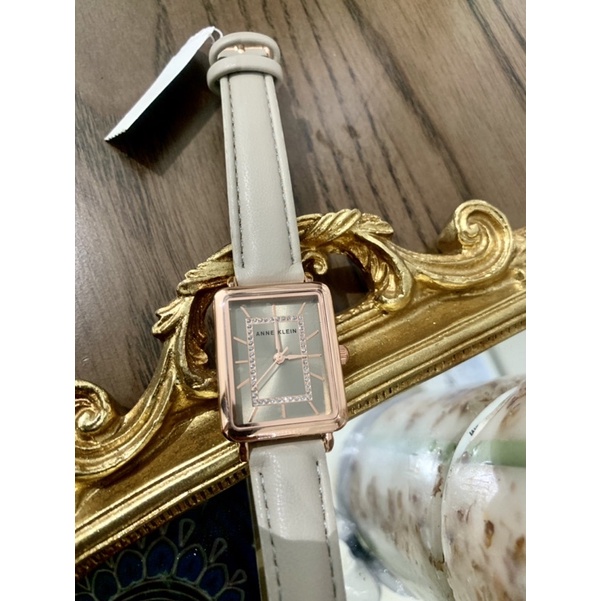 Auth Đồng hồ nữ Anne Klein vuông xám