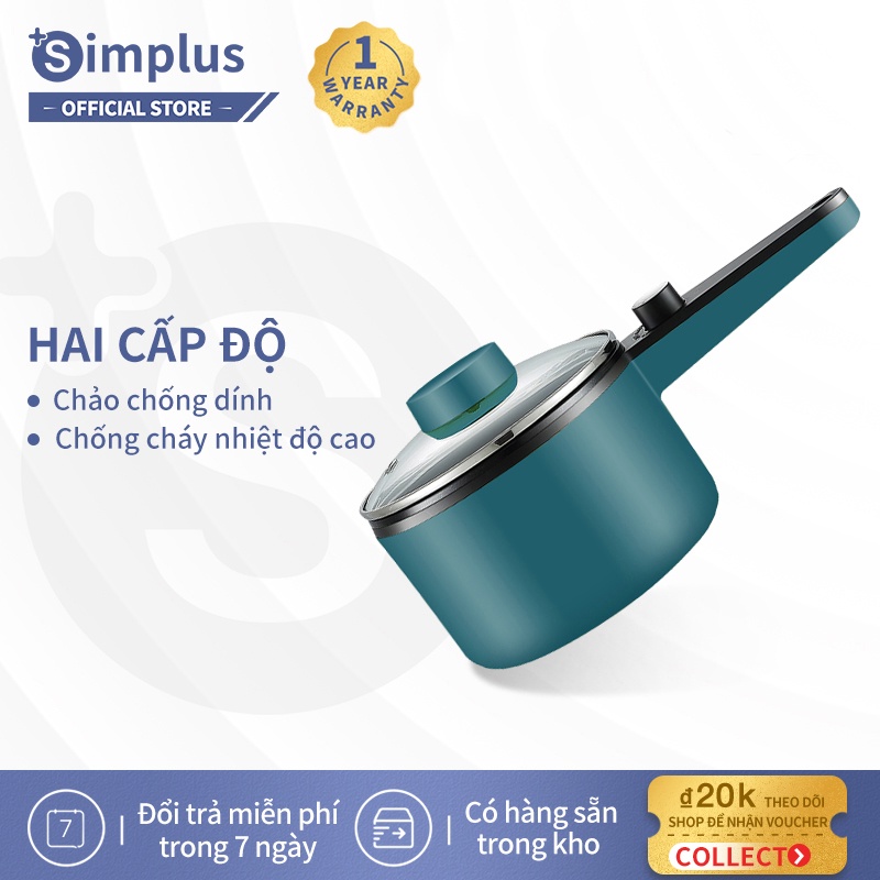 [Mã BMBAU50 giảm 10% đơn 99k] Nồi Lẩu Điện Mini Đa Năng 1 Tầng, Chảo Điện Đa Năng