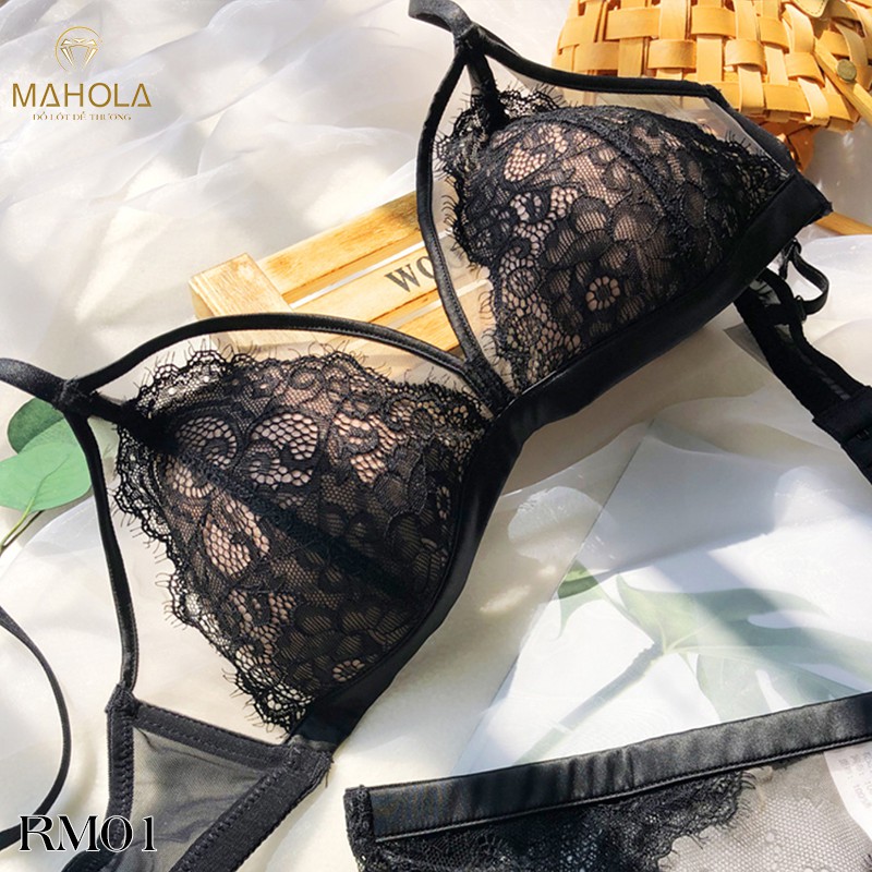 Bộ Lót Ren Đệm Mỏng 0.2cm Không Gọng Cao Cấp Mahola RM01 | BigBuy360 - bigbuy360.vn