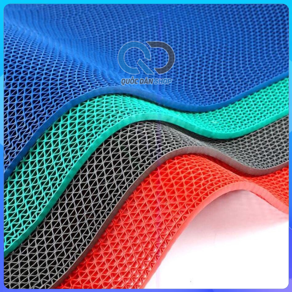 Thảm Nhựa Lưới Chống Trơn Trượt PVC Lót Sàn Nhà Tắm, Nhà Xe, Hồ Bơi [Khổ 90cm]
