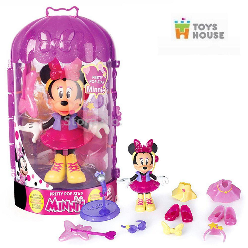 Búp bê thời trang ngôi sao nhạc POP Minnie thay đổi trang phục - Toyshouse