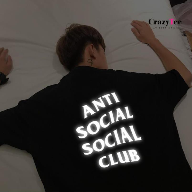 SALE- Áo Thun Unisex Anti Social Social Club Phản Quang - Nam Nữ Có Big Size - CT15-191119 - áo siêu chất