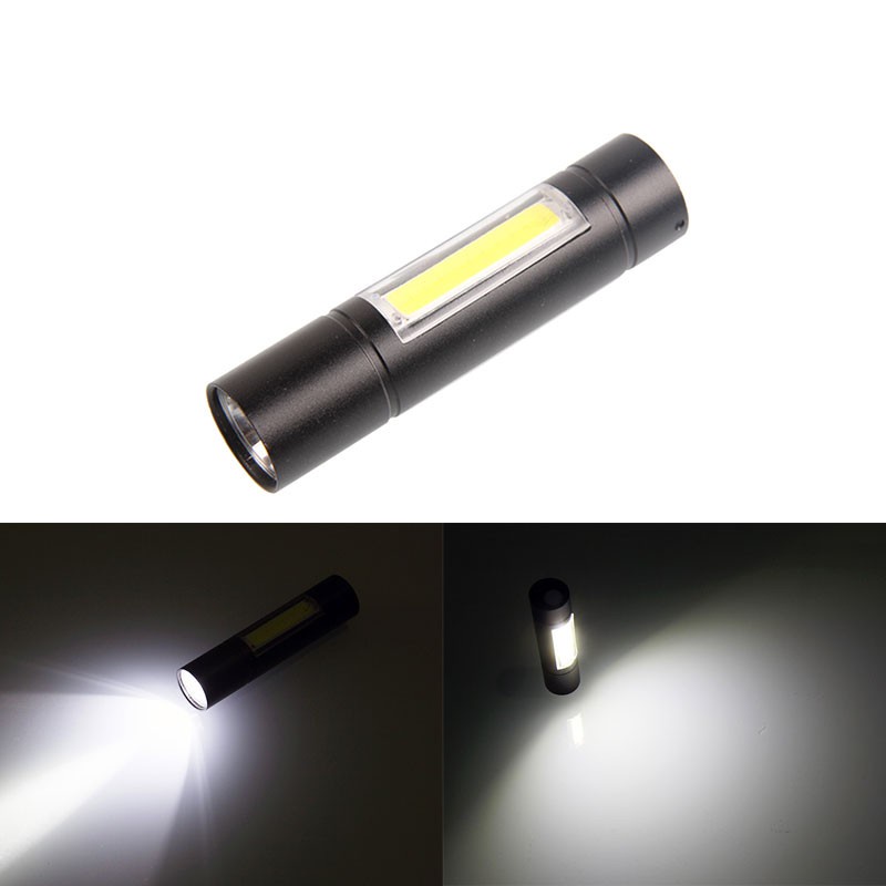 Đèn Pin Siêu Sáng Mini Hình Trụ 3 Chế Độ + Cáp Sạc USB Full Box Gia Dụng Chợ Lớn Số 1 | BigBuy360 - bigbuy360.vn