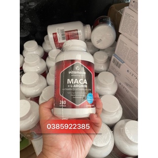 Viên uống Vitamaze Maca + L Arginin lọ 240 viên, hàng Đức