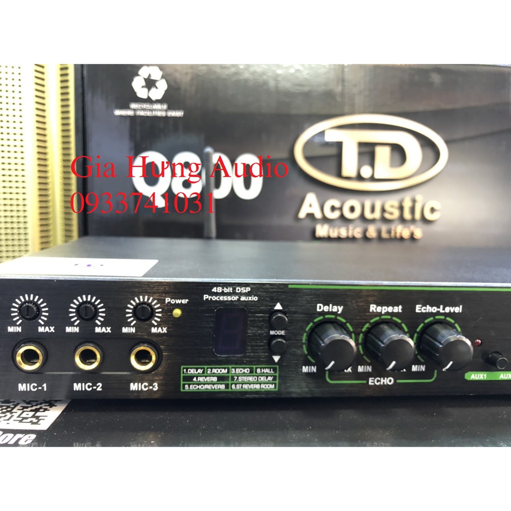 Vang cơ lai số TD Acoustic Q800 , sản phẩm New 2021 tặng kem dây tín hiệu Canon ra Canon hoặc Canon ra AV