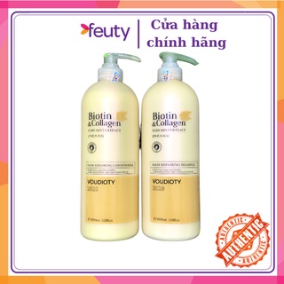 Cặp Dầu Gội Xả Biotin Collagen Suôn Mượt, Phục Hồi và Kích Thích Mọc Tóc [Mẫu mới 2020]