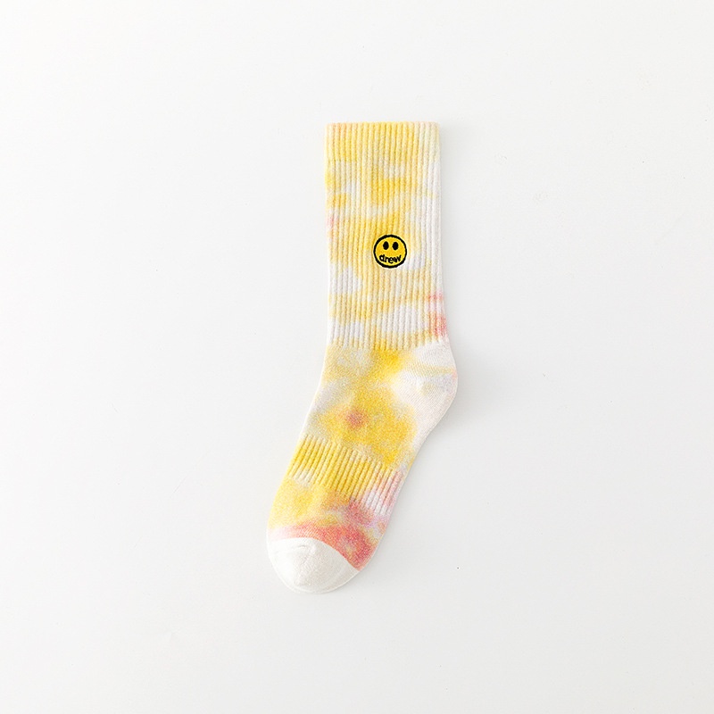 DREW Vớ Cho Nam Và Nữ 100% Cotton Họa Tiết Sọc Ngang Justin Bieber Thời Trang Dành