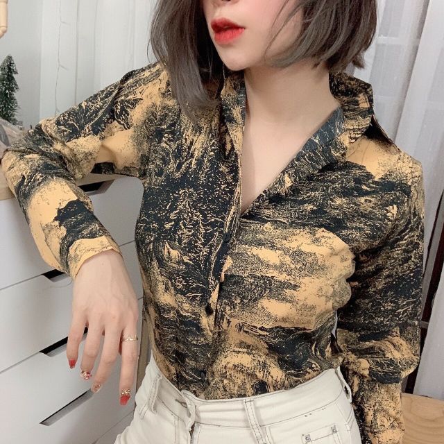 Áo Sơ mi hoạ Tiết 3D hàng đẹp