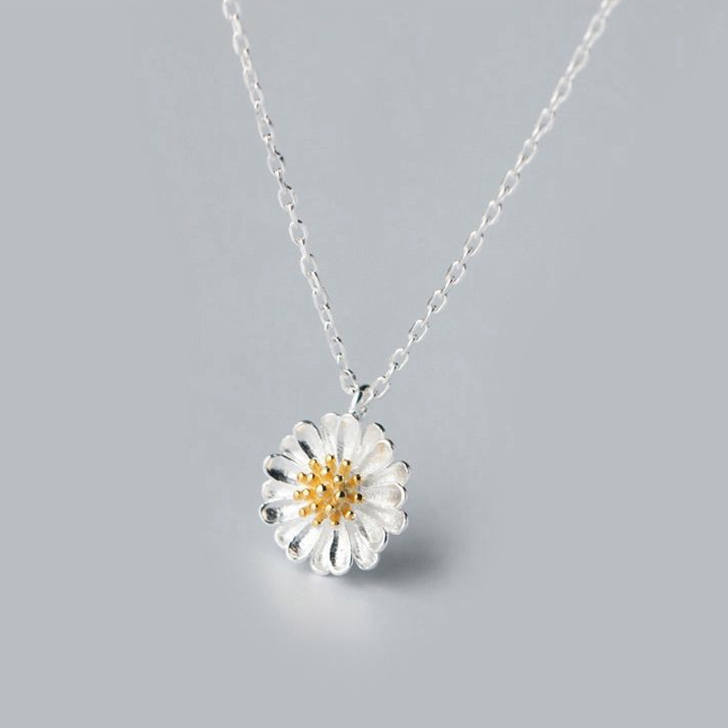 Bộ Trang Sức Hình Hoa Cúc Xinh Xắn Quyến Rũ Cho Nữ