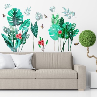 Miếng Dán Tường Trang Trí Hình Cây Lá