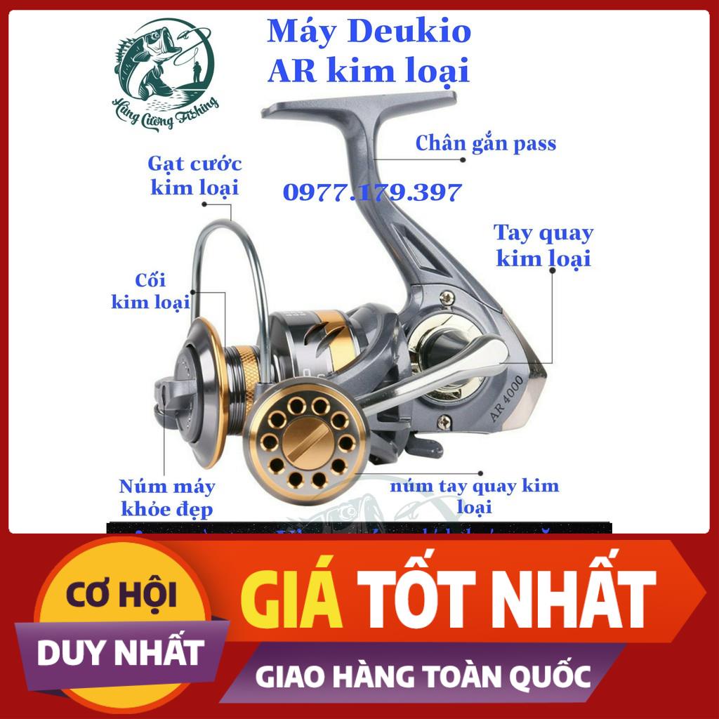 Máy Câu Cá Deukio AR Độ Núm Tròn _Full Kim Loại_ Cực Chất,Siêu Khỏe - Đồ câu uy tín số 1