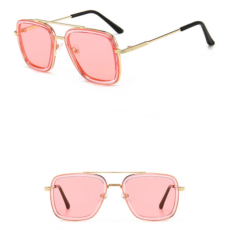 Kính Mát Tony Stark Thời Trang Cho Bé Trai Bé Gái