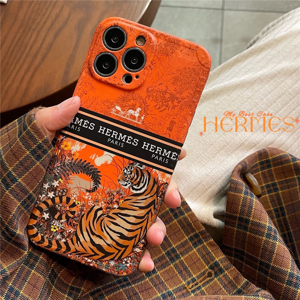 Ốp Điện Thoại Nhựa Cứng In Hình Hermes Cho iphone15 14 13 12 mini 11 pro max 6 / 6s 7 / 8plus se2 x / xs xr xsmax #HG4918