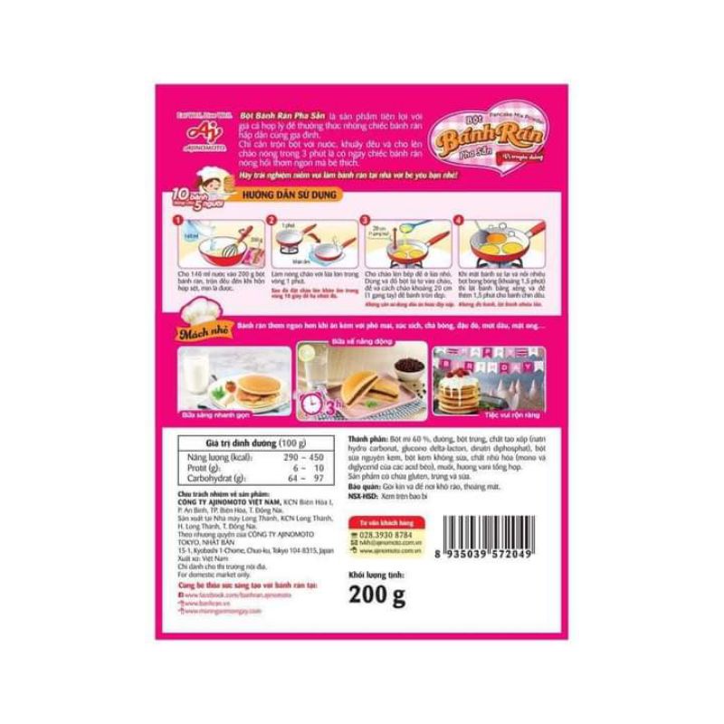 Bột bánh rán phá sẵn