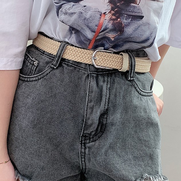 LEEVA - Thắt lưng nữ dây đan phối khóa cài PK010