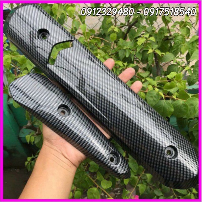 Ốp Pô Spark Vân Carbon Nhựa ABS Cao Cấp Chế Gắn Nhiều Loại Xe:  Winner V1, Winner X, Exciter, Sirius, Taurus, Jupiter