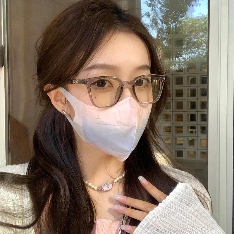 Mắt Kính Gọng Vuông Chống Ánh Sáng Xanh Thời Trang Hàn Quốc