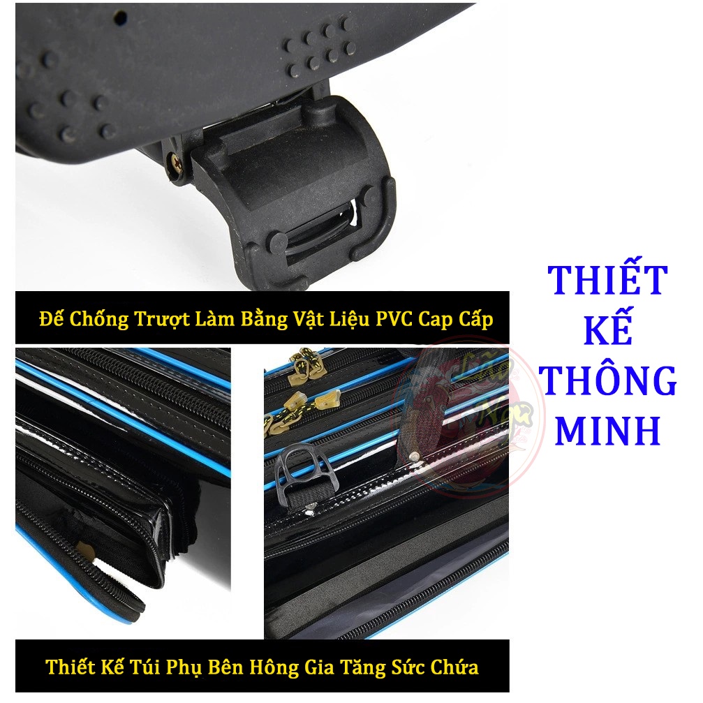 Bao Đựng Cần Câu 1m25 Dạng Cứng Chất Liệu Da Cao Cấp Chống Nước Chuyên Đựng Cần Câu Tay Phụ Kiện Câu Đài