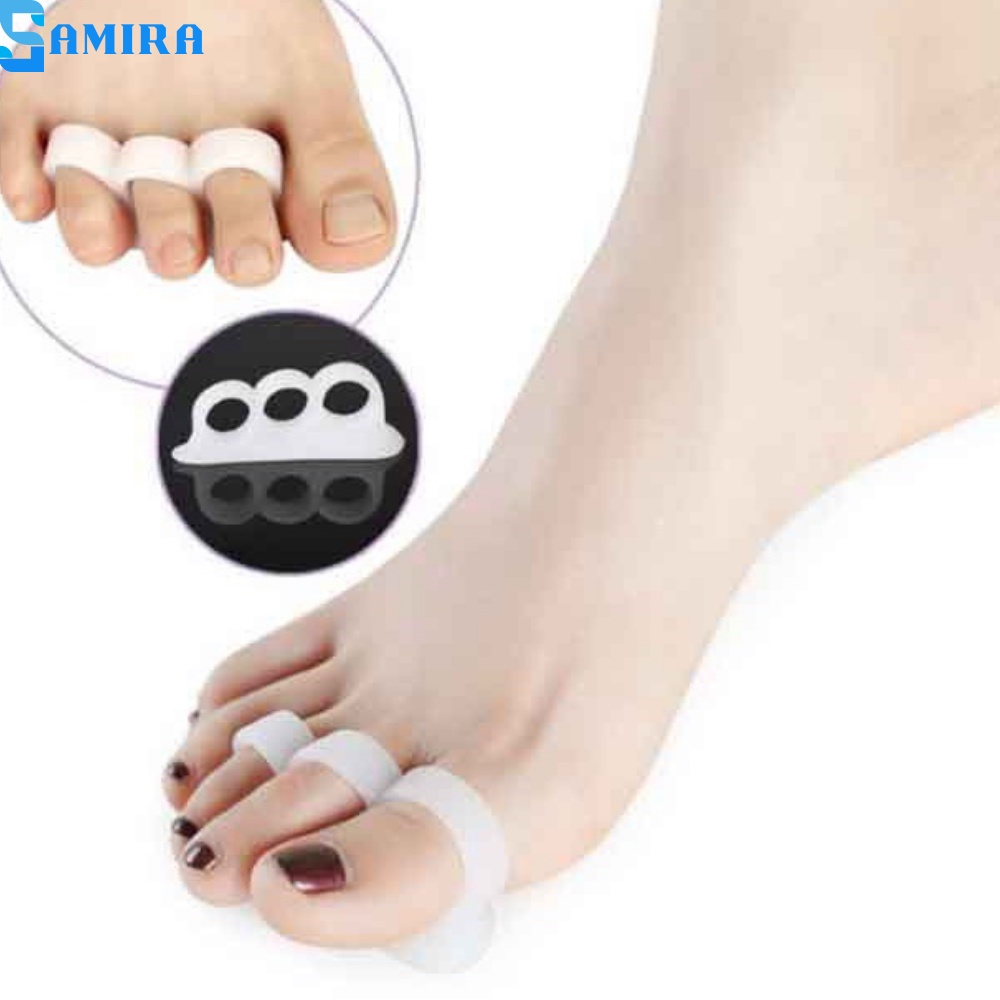 Cặp gel silicone mềm hỗ trợ tách định hình sửa ngón chân giảm đau chuyên dụng cao cấp SA11