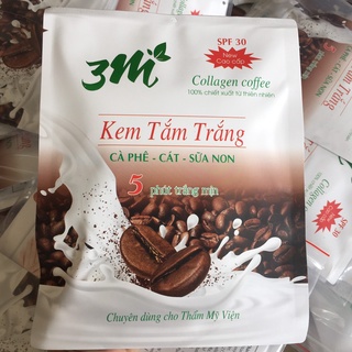 Kem tắm trắng radiant cà phê chuyên dùng cho thẩm mỹ viện cà phê - cát - sữa non