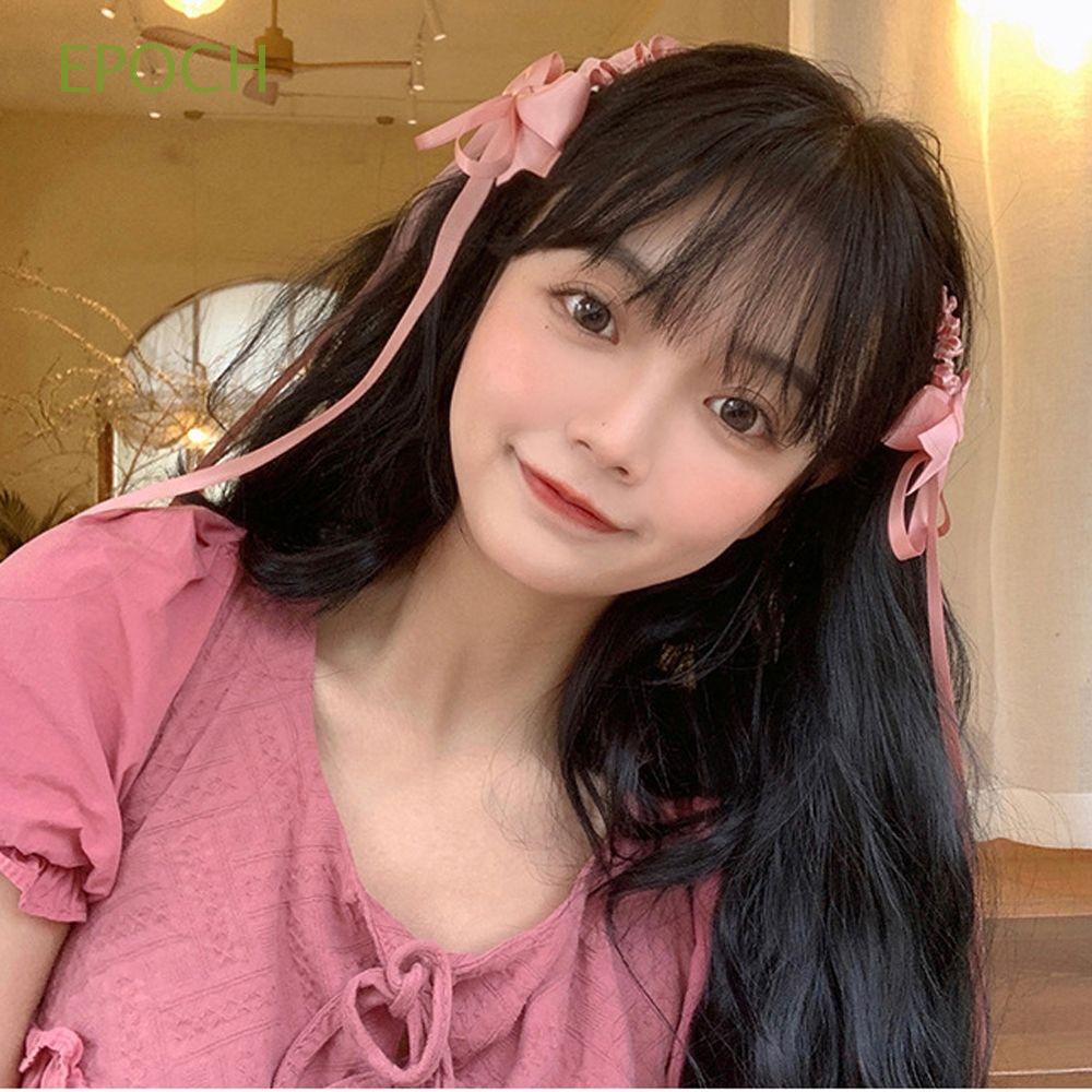 Epoch set 2 Kẹp Tóc Nơ Phong Cách Retro Nhật Bản Đáng Yêu Dành Cho Nữ