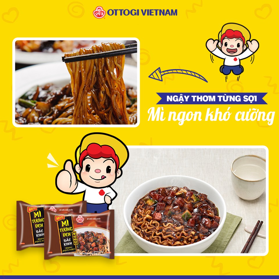 Mì Trộn Tương Đen Hàn Quốc 135g